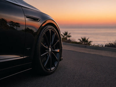Bentley wrapped in Super Gloss HXONE™ Deep Black wrap film HXONE901