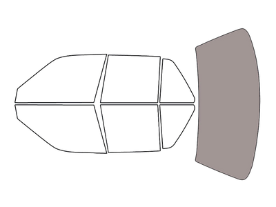 Rear Windshield - 50%