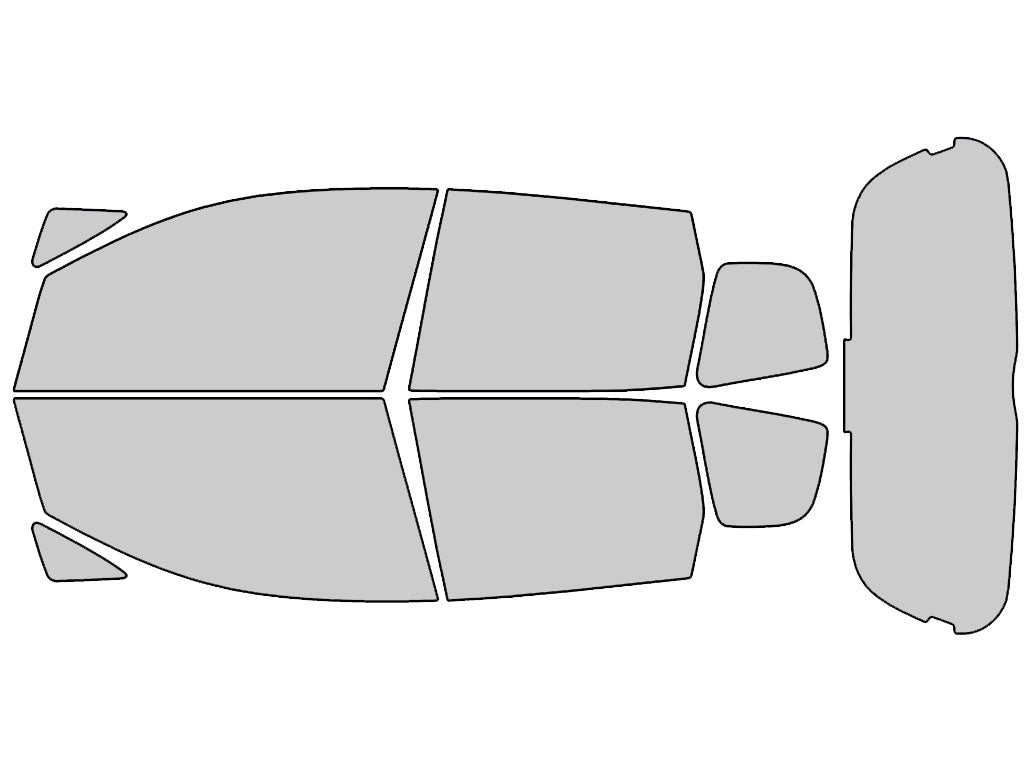 Honda Fit 2007-2008 Window Tint