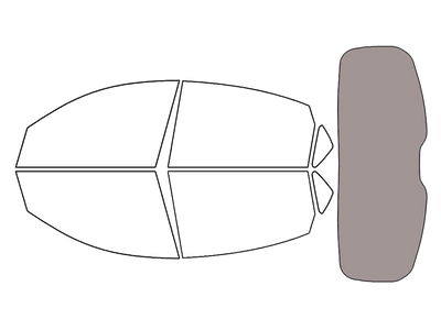 Rear Windshield - 50%