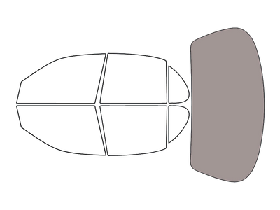 Rear Windshield - 50%