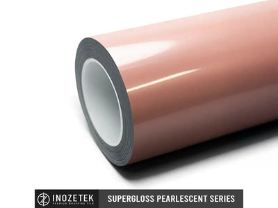 vinyl wrap roll of Inozetek Super Gloss Pearlescent Pearl Spring Pink wrap film