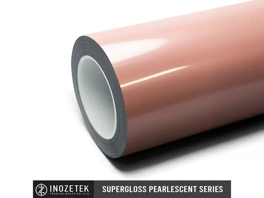 vinyl wrap roll of Inozetek Super Gloss Pearlescent Pearl Spring Pink wrap film