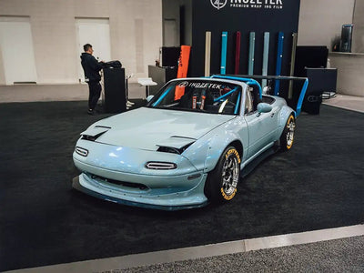 Mazda MX-5 Miata wrapped in Inozetek SuperGloss Pearlescent Alex Choi Unicorn CS restyling film
