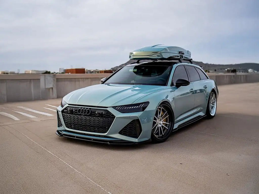 DIY Audi RS6 Avant wrapped in SuperGloss Pearlescent Urban Bamboo restyling film
