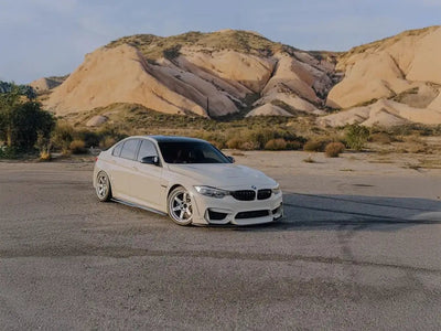 BMW M3 wrapped in Inozetek None Limited Special Edition Boneyard White restyling film