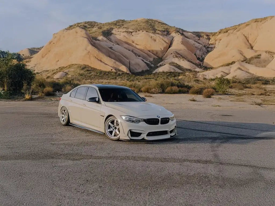 BMW M3 wrapped in Inozetek None Limited Special Edition Boneyard White restyling film
