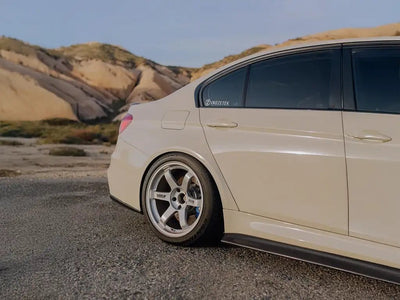 BMW 3 Series F30 wrapped in None Limited Special Edition Boneyard White vinyl wrap