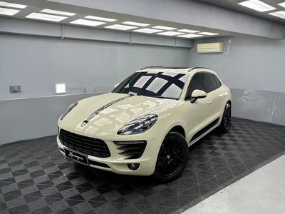 DIY Porsche Macan wrapped in None Limited Special Edition Boneyard White vinyl wrap