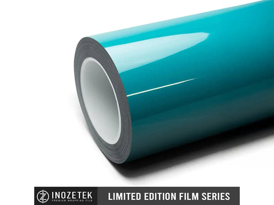 vinyl wrap roll of Inozetek None Limited Special Edition Caribbean Sea restyling film