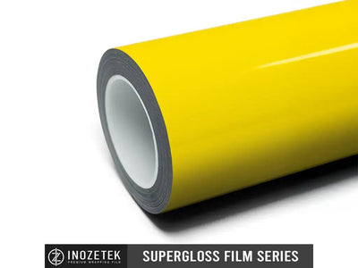 DIY Inozetek Super Gloss Citrus Yellow vinyl wrap vinyl wrap roll