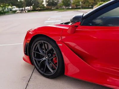 McLaren 720S wrapped in SuperGloss Corsa Red car wrap film