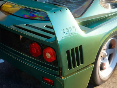 Ferrari F40 wrapped in Super Gloss Liquid Metallic Aventurine car wrap film
