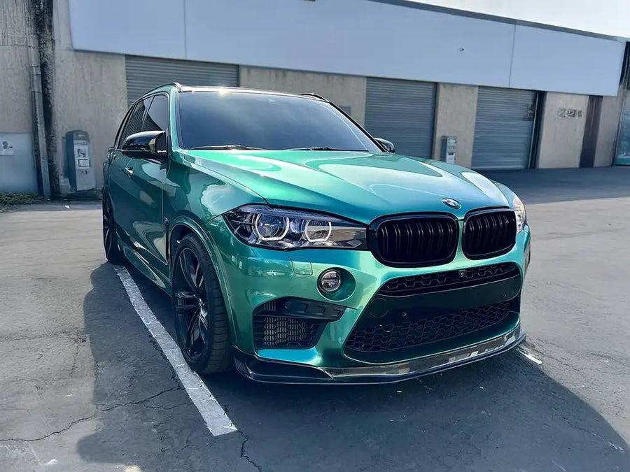 DIY BMW X5 wrapped in Super Gloss Liquid Metallic Aventurine car wrap film