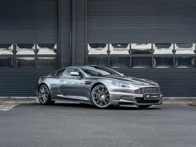 DIY Aston Martin DBS wrapped in SuperGloss Metallic Gunmetal vinyl wrap