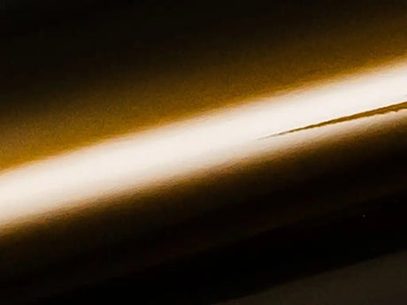 Inozetek SuperGloss Metallic Midnight Gold automotive vinyl film color swatch sample