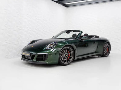 Porsche 911 991 Speedster wrapped in Inozetek SuperGloss Metallic Midnight Green automotive vinyl film