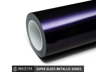 Inozetek SuperGloss Metallic Midnight Purple wrap film vinyl wrap roll