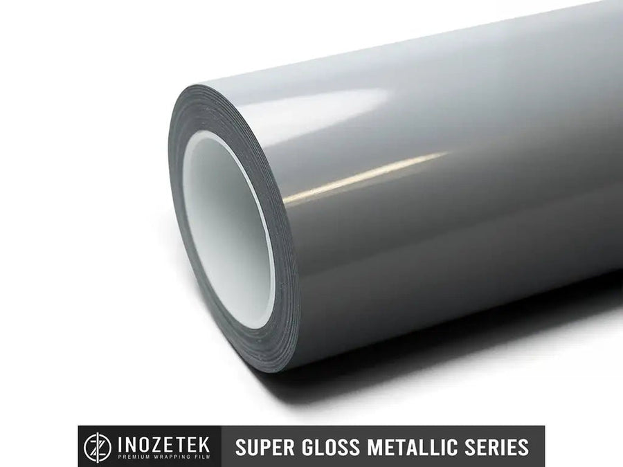 Inozetek Super Gloss Metallic Speed Silver vinyl wrap vinyl wrap roll