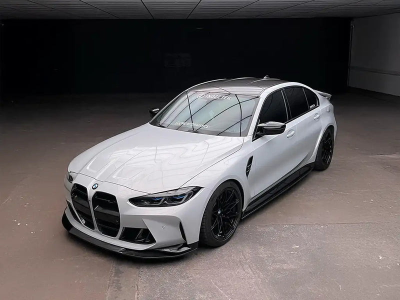 DIY BMW M3 wrapped in SuperGloss Metallic Speed Silver automotive vinyl film