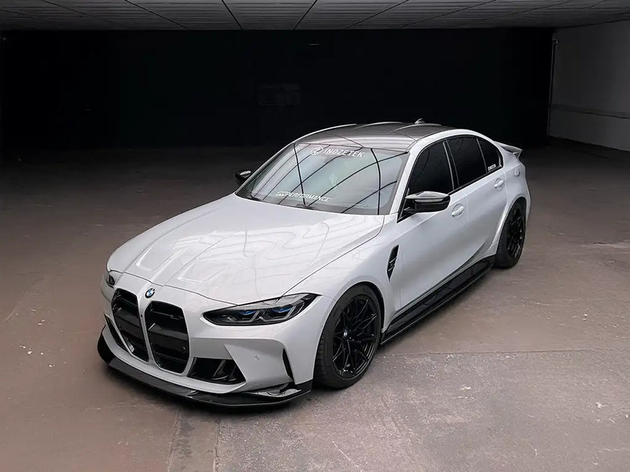 DIY BMW M3 wrapped in SuperGloss Metallic Speed Silver automotive vinyl film