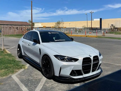 BMW M3 wrapped in Super Gloss Metallic Speed Silver car wrap film