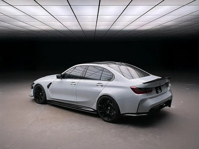 BMW M3 wrapped in Inozetek Super Gloss Metallic Speed Silver vinyl wrap