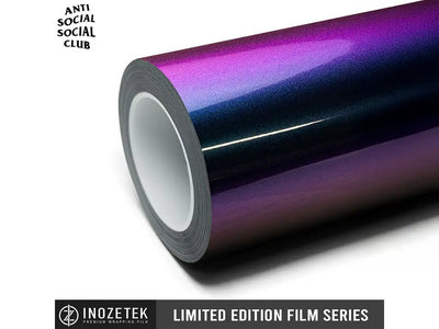 vinyl wrap roll of Inozetek None Limited Special Edition Anti Social Social Club Spectrum wrap film