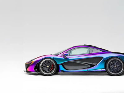 McLaren P1 wrapped in Inozetek None Limited Special Edition Anti Social Social Club Spectrum restyling film