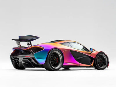 McLaren P1 wrapped in None Limited Special Edition Anti Social Social Club Spectrum wrap film