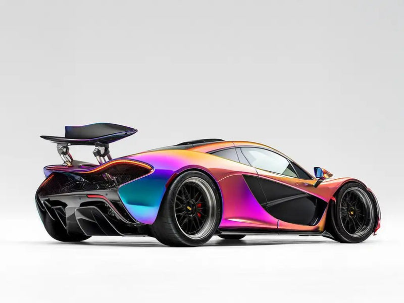 McLaren P1 wrapped in None Limited Special Edition Anti Social Social Club Spectrum wrap film