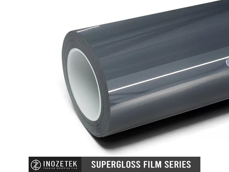 DIY Inozetek Super Gloss Nardo Grey restyling film vinyl wrap roll