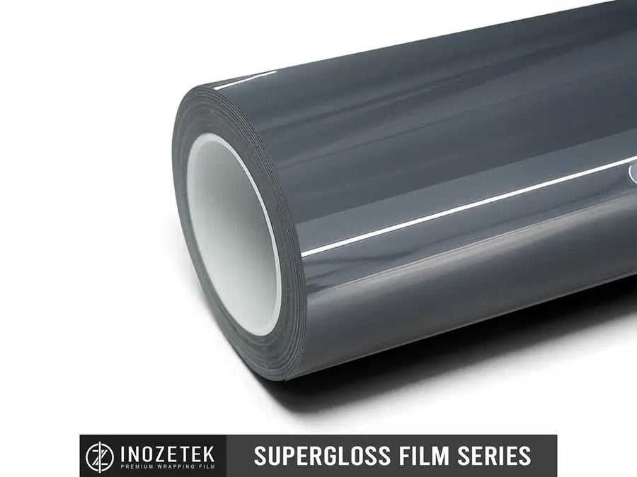 DIY Inozetek Super Gloss Nardo Grey restyling film vinyl wrap roll