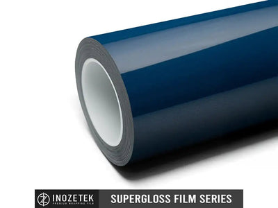 DIY Inozetek Super Gloss Alex Choi Narwhal Blue wrap film vinyl wrap roll