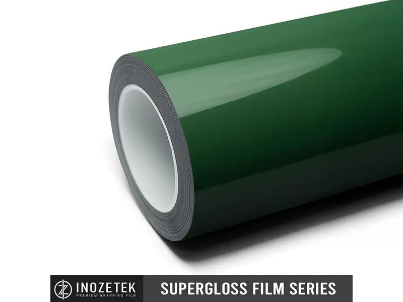 DIY Inozetek SuperGloss Olive Green wrap film vinyl wrap roll
