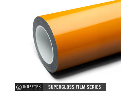 DIY Inozetek SuperGloss Papaya Orange wrap film vinyl wrap roll