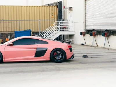 Audi R8 wrapped in SuperGloss Piggy Bank wrap film