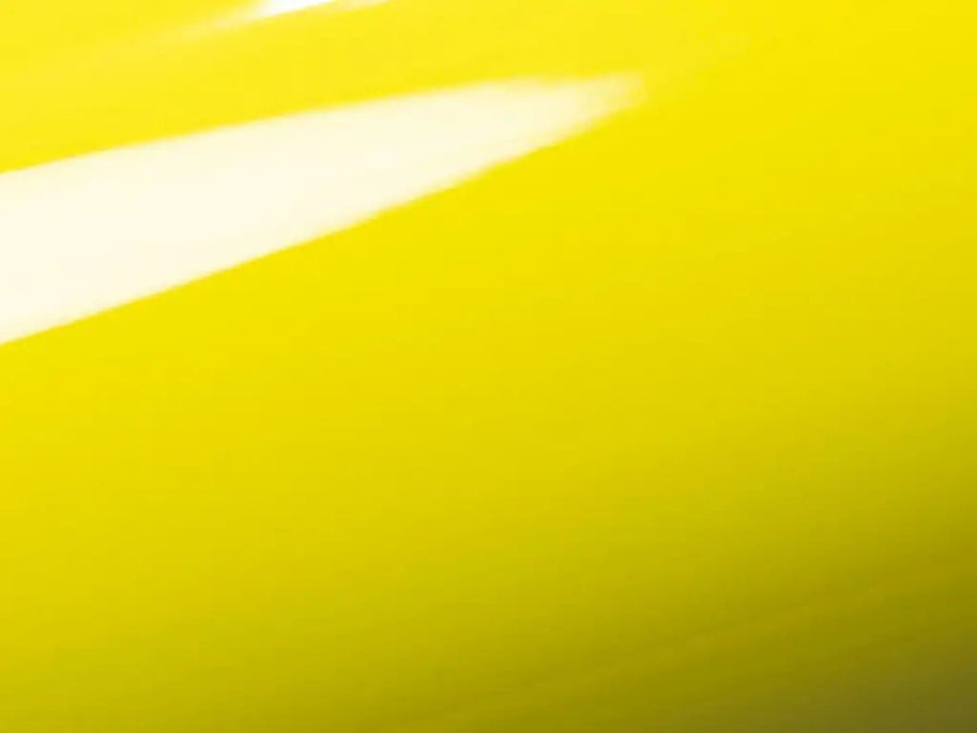 DIY Inozetek SuperGloss Racing Yellow wrap film color swatch sample