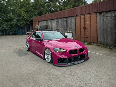 BMW 2 Series G42 wrapped in Inozetek Super Gloss Ruby Star restyling film