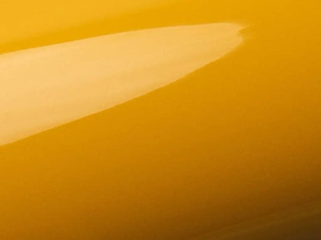 Inozetek Super Gloss Signal Yellow automotive vinyl film color swatch sample