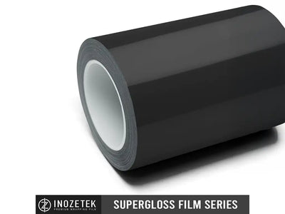 DIY Inozetek SuperGloss Slate Grey car wrap film vinyl wrap roll