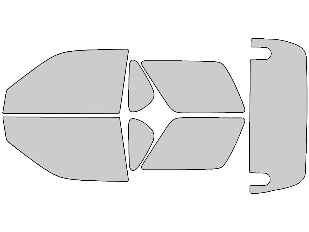Avery Dennison Isuzu Amigo 1998-2000 HP Pro Precut Window Tint Kit