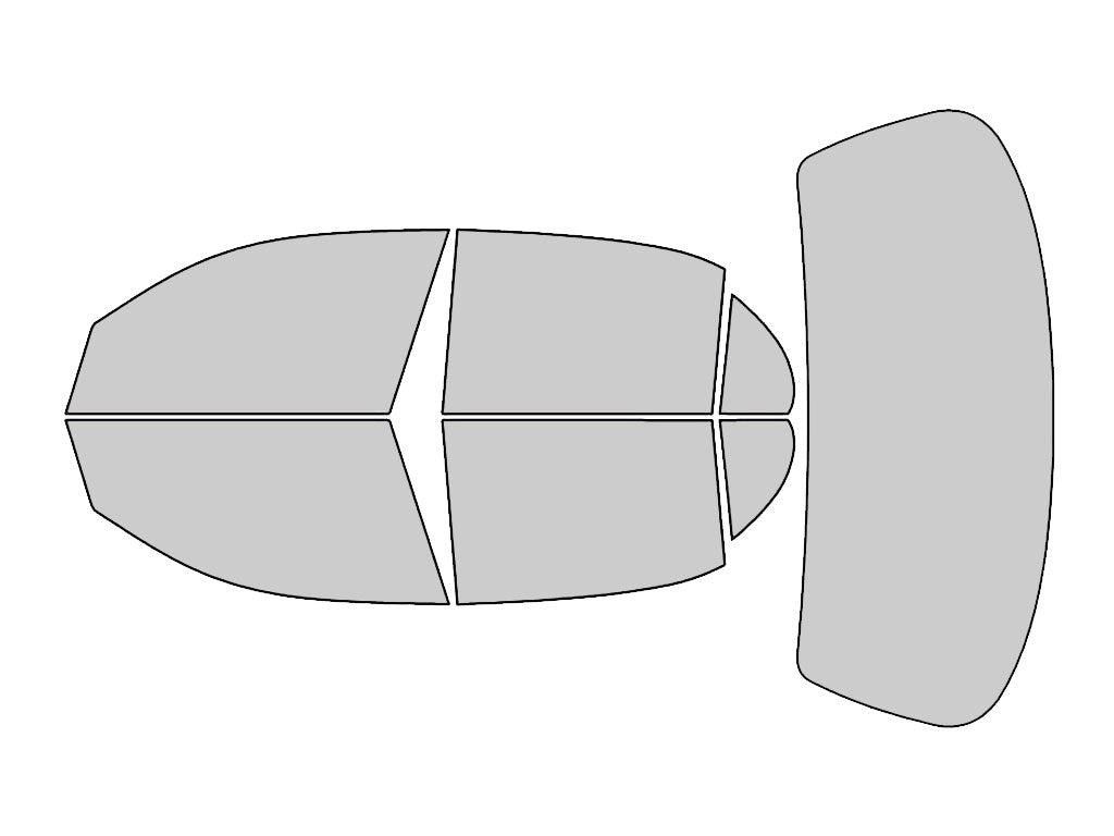 Avery Dennison Jaguar XJ-Series 2004-2008 Vaden Plus NR Nano Ceramic IR Precut Window Tint Kit