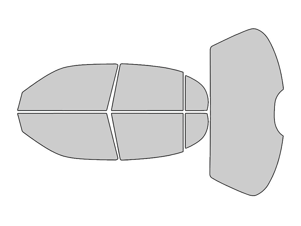 Avery Dennison Lincoln Continental 1995-2002 NR Pro Precut Window Tint Kit