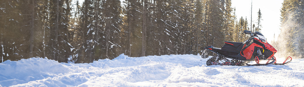 Maroon Snowmobile Wraps
