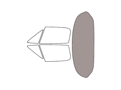 Rear Windshield - 50%