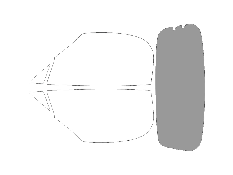 Rear Windshield - 50%