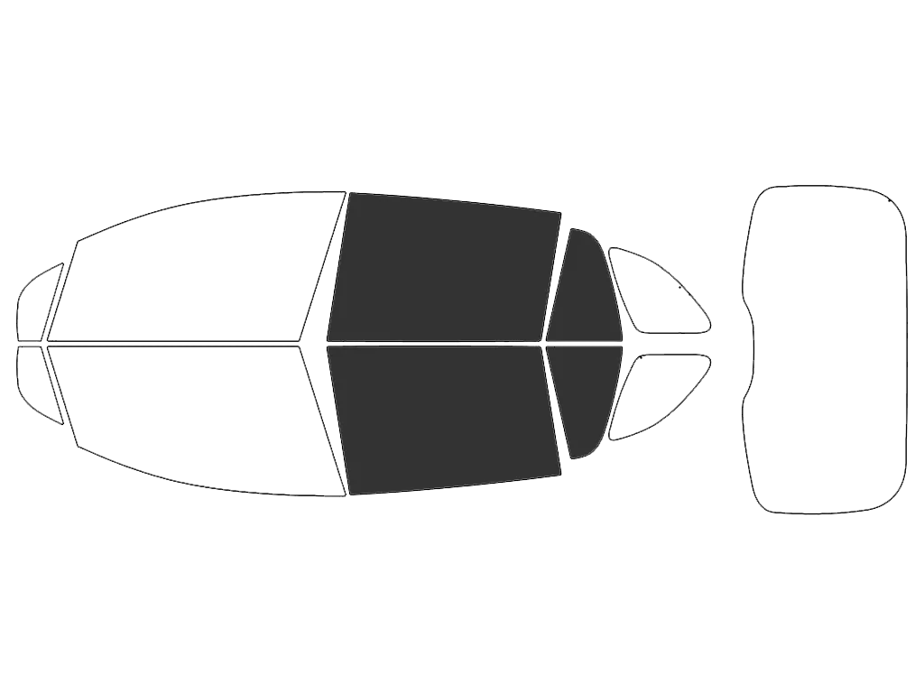 Rvinyl™ Mercedes-Benz EQS 2023-2026 Carbon Ceramic Precut Window Tint (SUV)