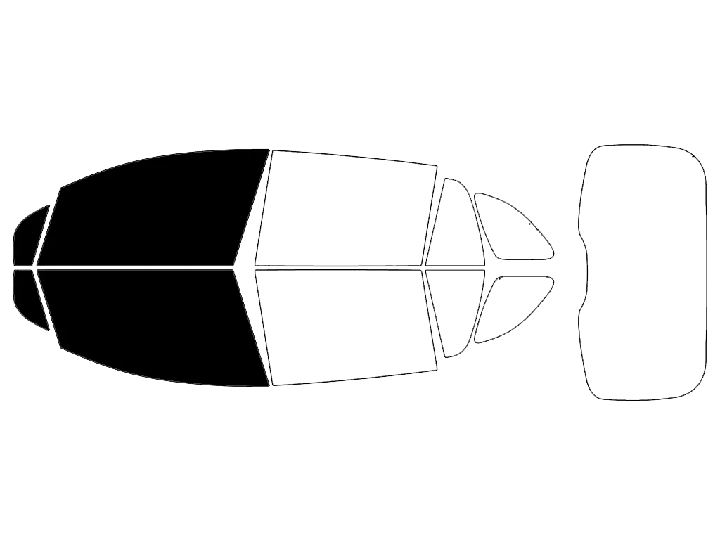 Rvinyl™ Mercedes-Benz EQS 2023-2026 Carbon Ceramic Precut Window Tint (SUV)
