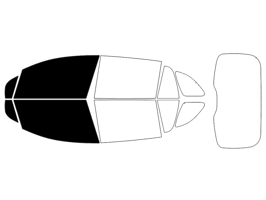 Rvinyl™ Mercedes-Benz EQS 2023-2026 Carbon Ceramic Precut Window Tint (SUV)